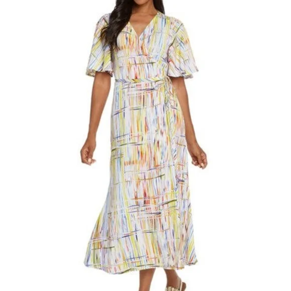 Jams World Viola Twist Adele Wrap Maxi Dress sz.L - Picture 1 of 16